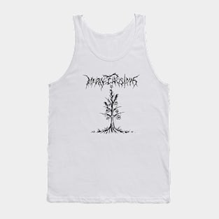 Black christmas Tank Top